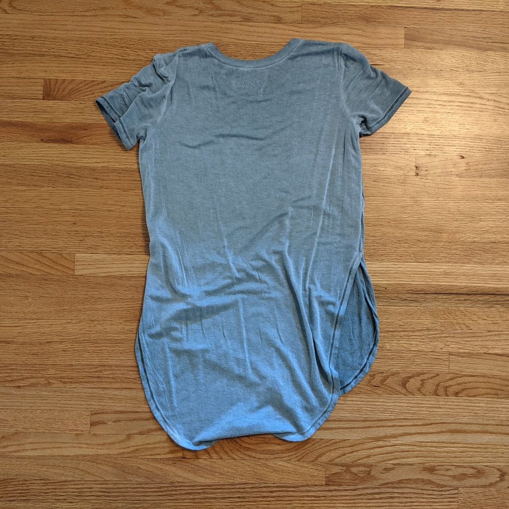 Mudd Slate Blue Tunic Top